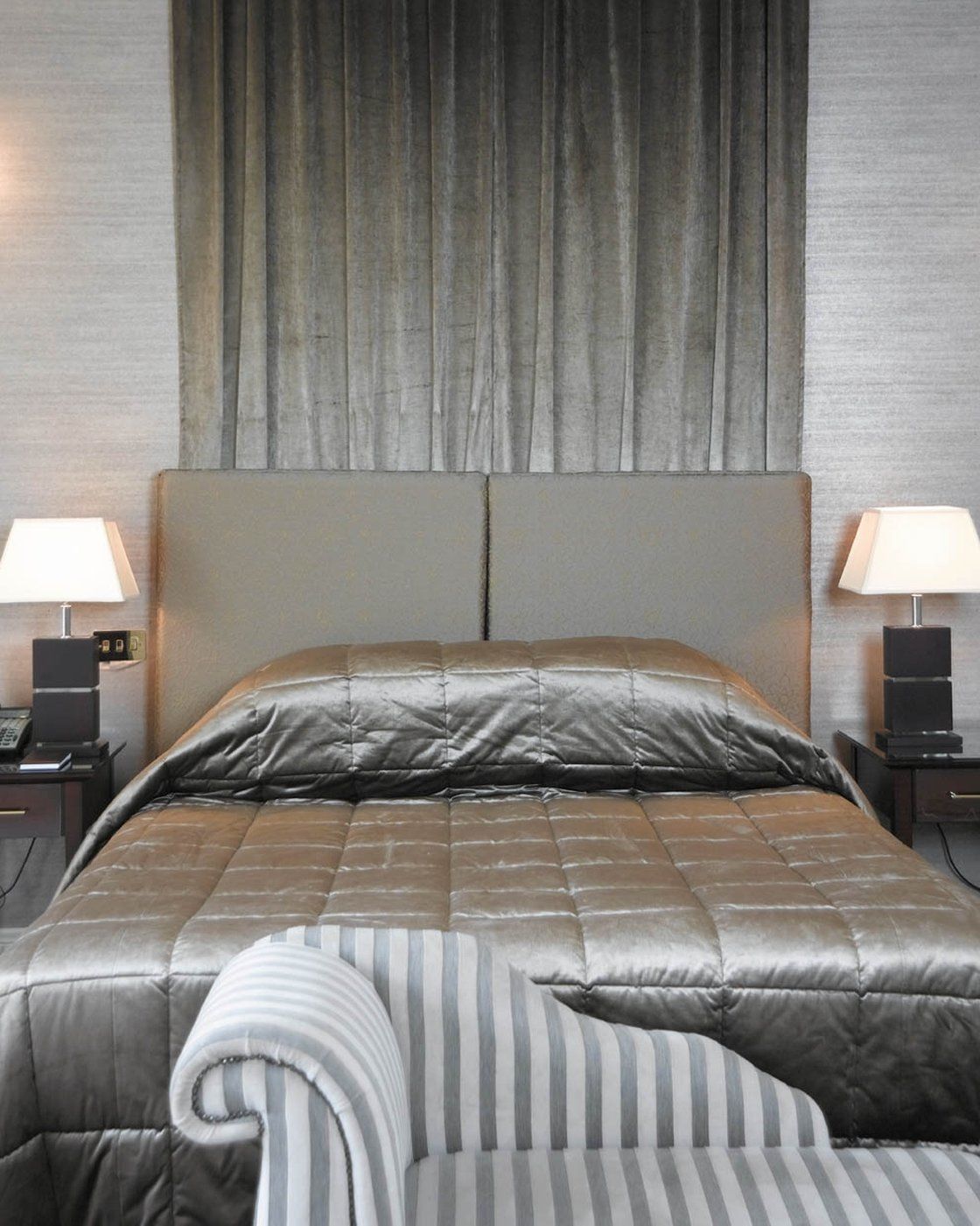 Mar Hall Golf & Spa Resort บิช็อปตัน ห้อง รูปภาพ A bed